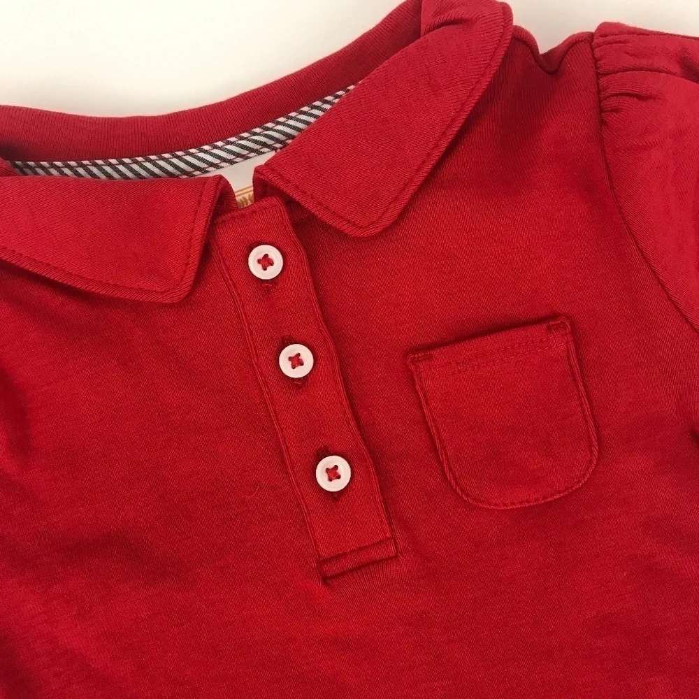 Gymboree Play‎ Proof Uniforms Red Polo Dress Size 4